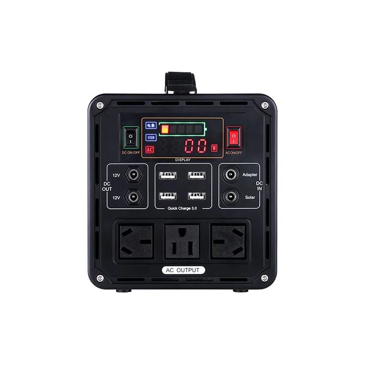 PUXICOO Shelf Material ABS +Fireproof 110v 220v 300w Camping Emergency UPS Home Portable Solar Power Station Camping Power