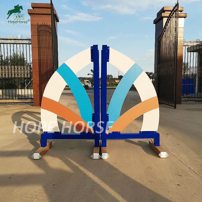 
Aluminum tubes New design jump obstacles show jump wings with strong pvc panel 