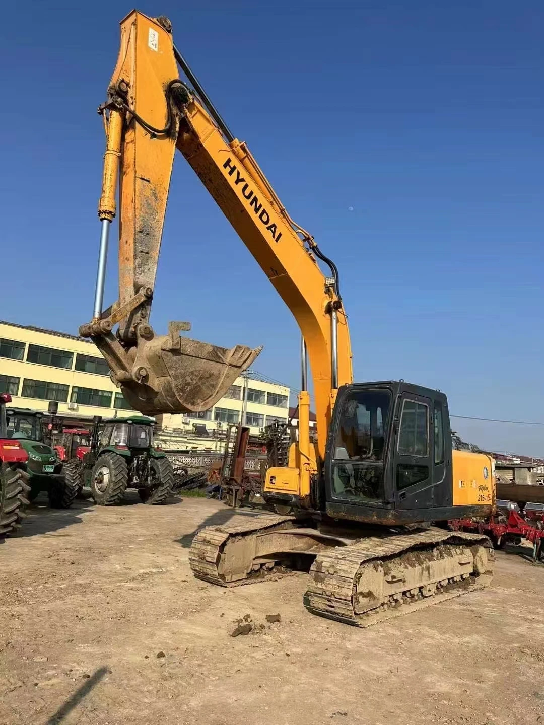 Hyundai 215-7 used crawler excavator second hand original hyundai earth-moving machine 215 210