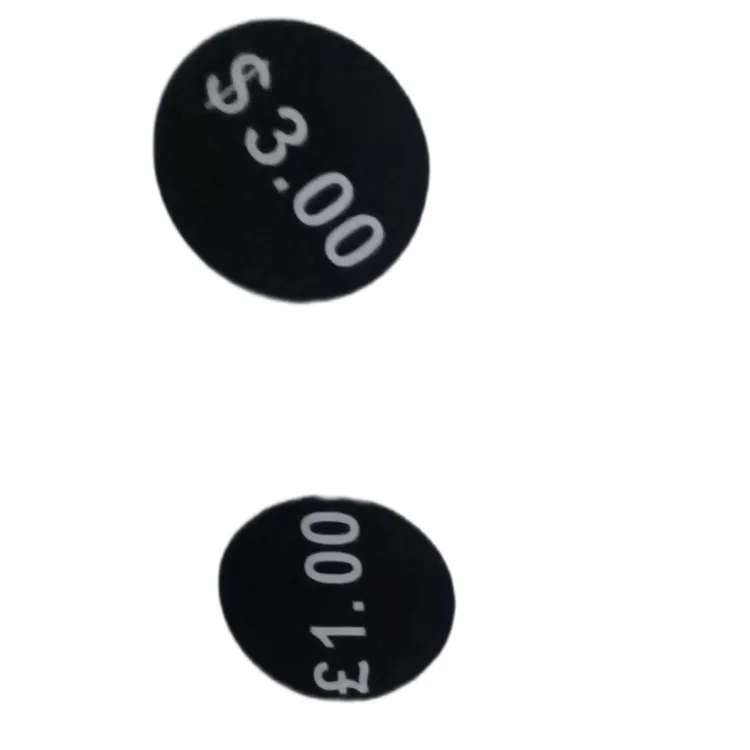 High quality long duration time custom cheap print round product waterproof sticker