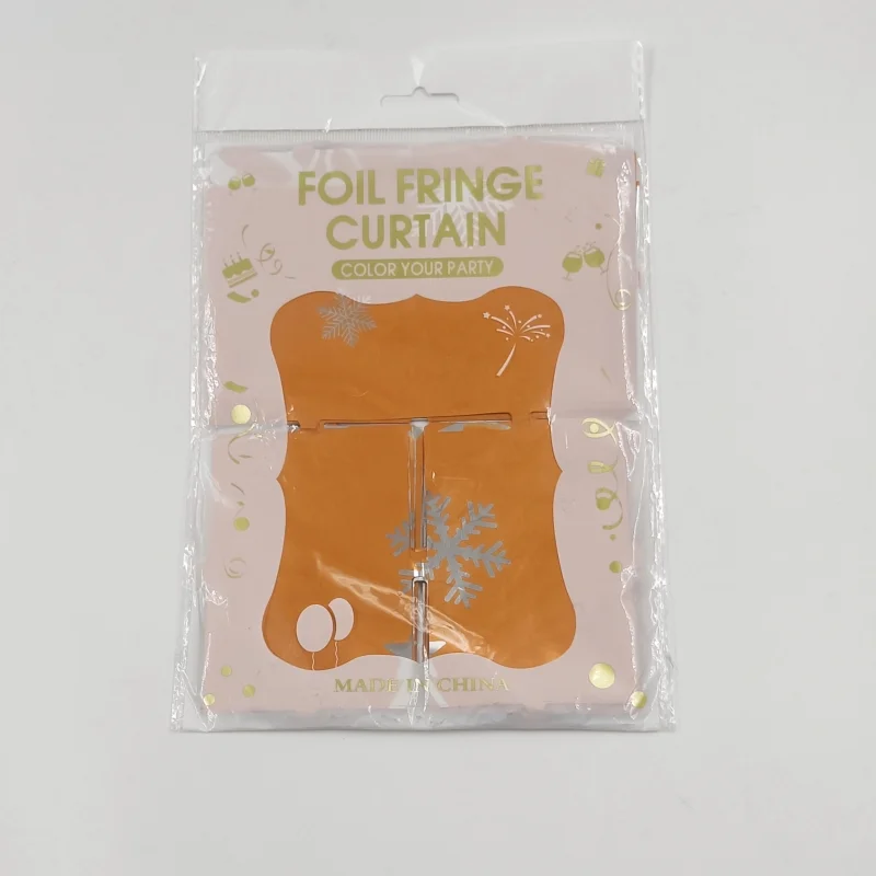 Popular Design Party birthday party foil fringe curtain multi-coloured dot heart star spot party decoration