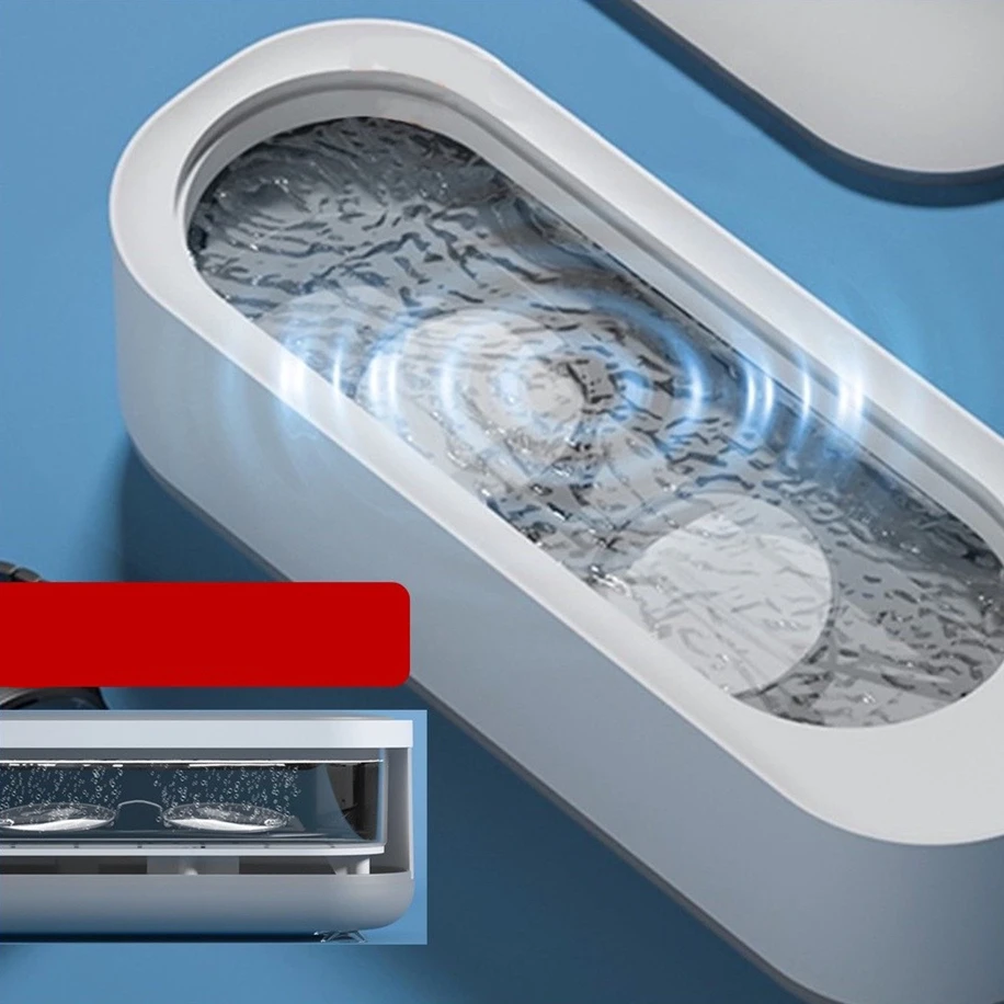 Ultrasonic Cleaning Machine 45000Hz High Frequency Vibration Wash Cleaner Washing Jewelry Glasses Watch Ring Dentures Cleaner