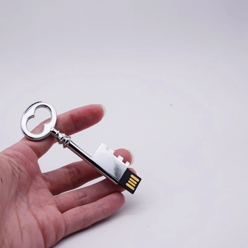 Высокое качество Новинка ключ USB флэш-накопитель в форме классический мини металлический флэш-накопитель USB в ретро-стиле в форме ключа memory stick