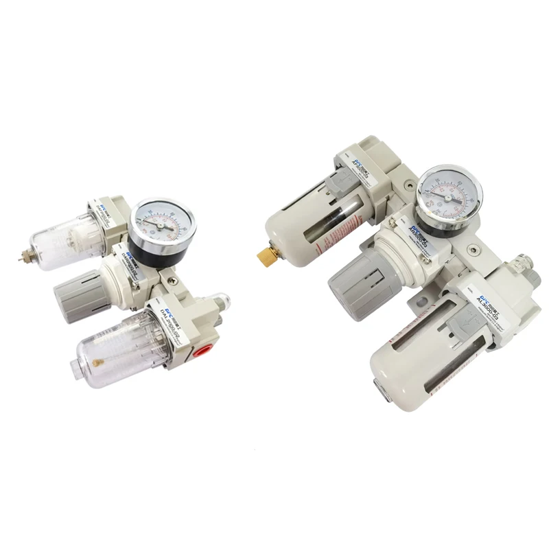 AC Series 2000-02 5000-10 F.R.L Combination Air Source Treatment Unit Air Compressor Filter Pressure Regulator Lubricator