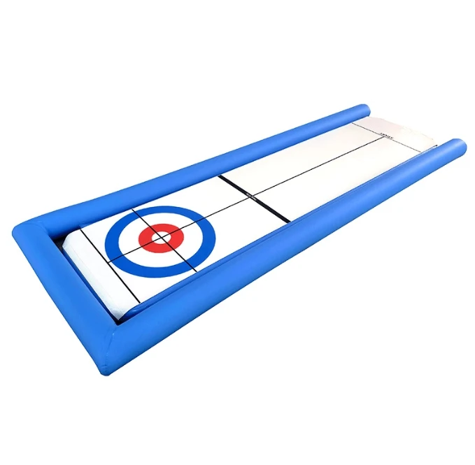 Sport Game Toys Lightweight Inflatable Rink Curling Street Boards Ice Hockey Pad For Team