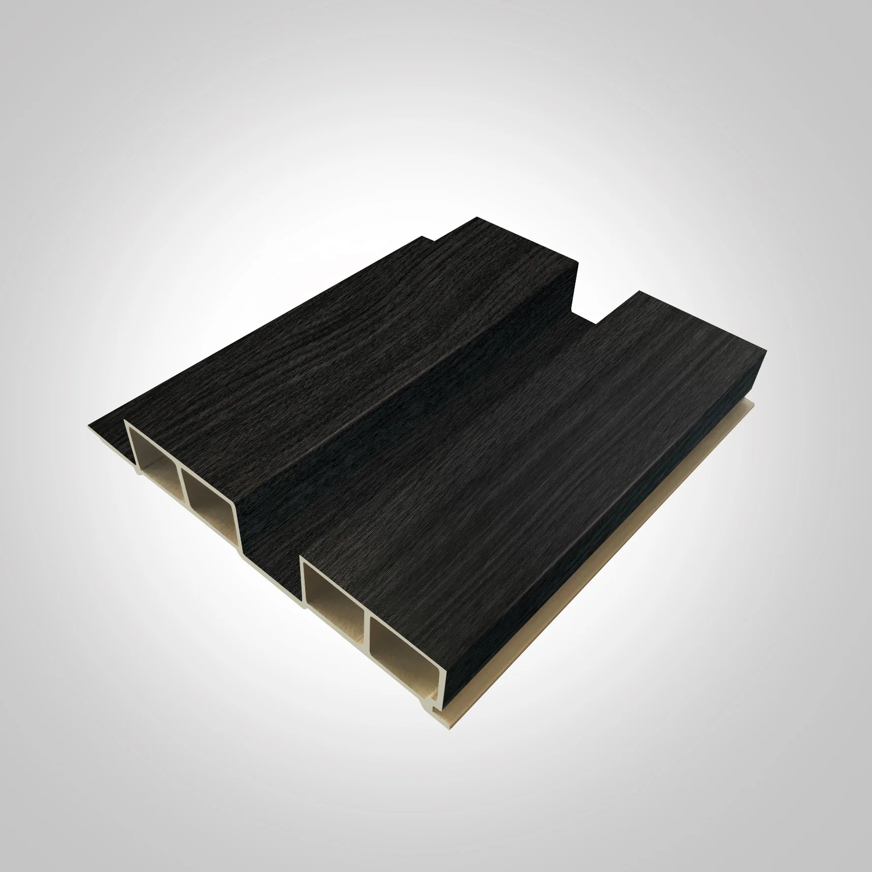 wooden cladding interior plastic composite fluted covering board wainscoting vinyl timber decorativo 3d wpc wall panel