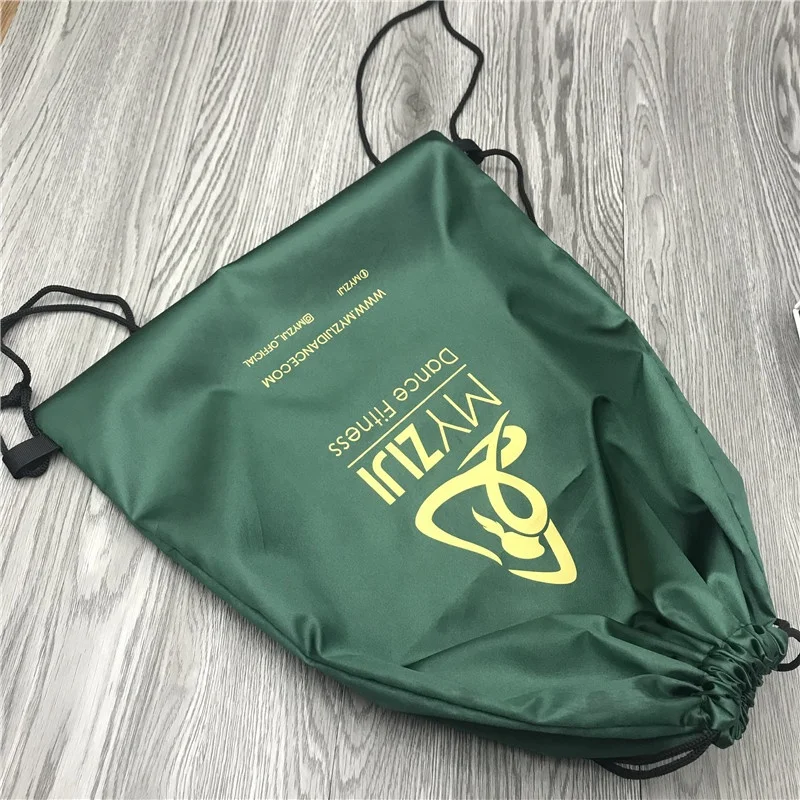 High quality custom satin Backpack bag drawstring satin backpack string bags