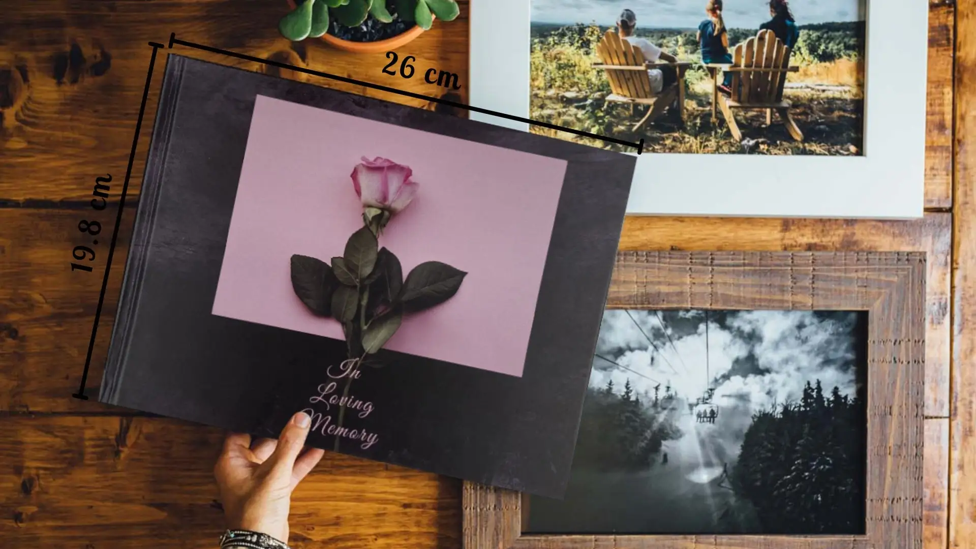 Professional Hardcover 1200Gm Grey Board Funeral Guest Book Memory Funeral Souvenirs