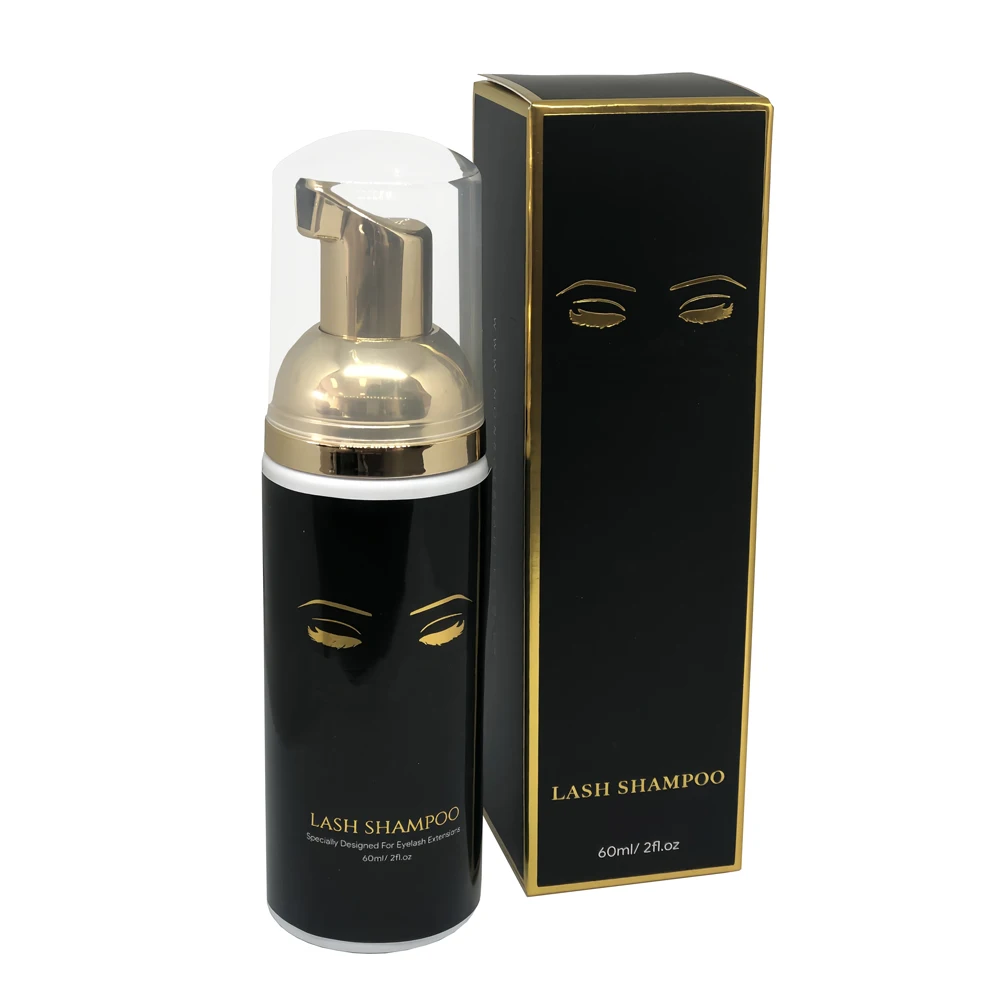 Luxury Custom Own Logo Lash Shampoo Empty Packaging Gift Box For Eyelash Lash Shampoo