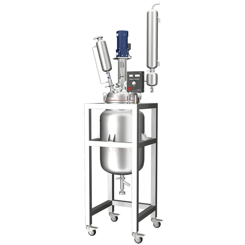 LansGT Lab Automatic Continuous Stirred Tank Reactor Stainless Steel Reactor Heating Chilling Reactor