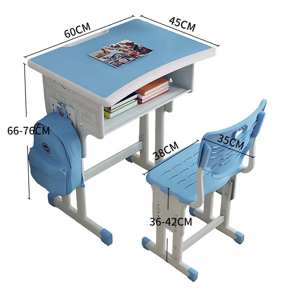 Fancy Foldable Convertible Study Table School Sets with Shop Selling for Reading and Writing