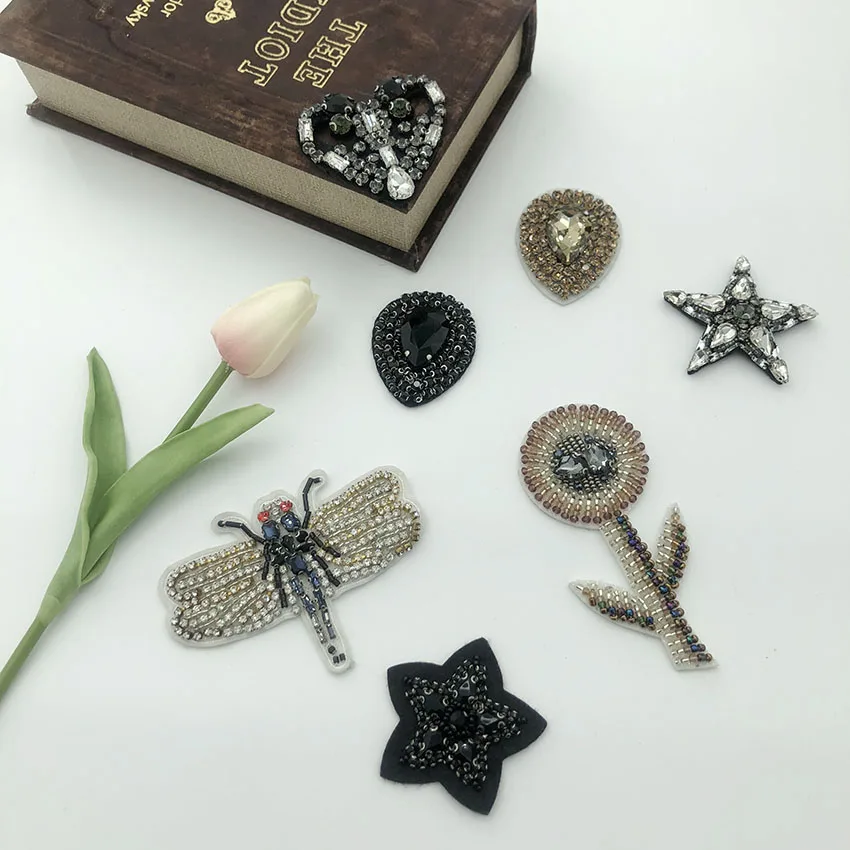 Fashion garment accessories performance badge  tassel spiked epaulets rivet shoulder badge