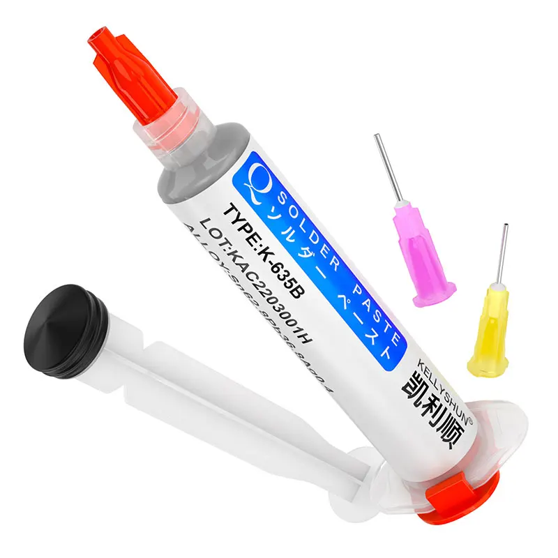 Chip phone repair solder paste, SMT soldering, solder paste, lead-free high, low temperature needle cylinder solder paste