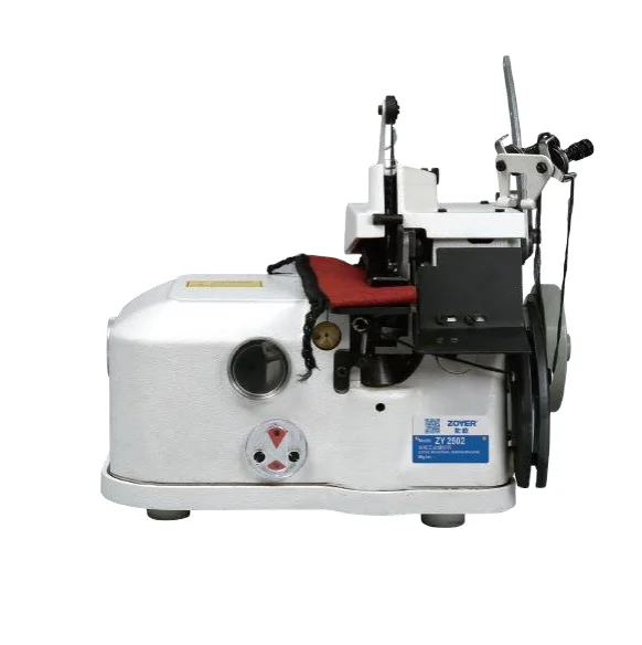 ZOYER ZY2502K Industrial Heavy Duty Carpet Chainstitch Overlock Sewing Machine for blanket with knife