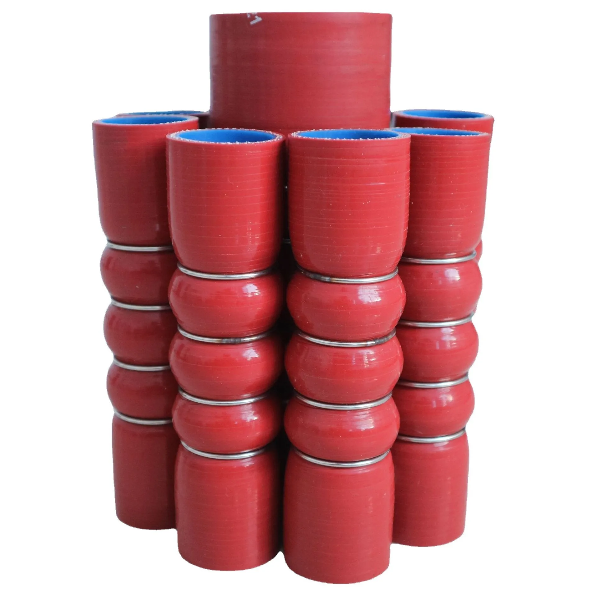 Factory direct sales wear-resistant corrugated truck coolant silicone rubber hump hose
