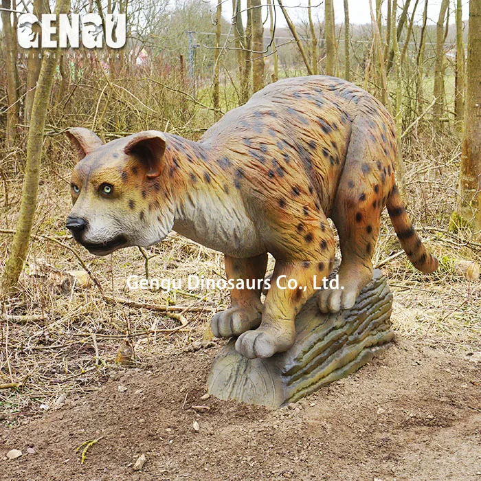 Animatronic White Tiger Life-Size Simulation Animal