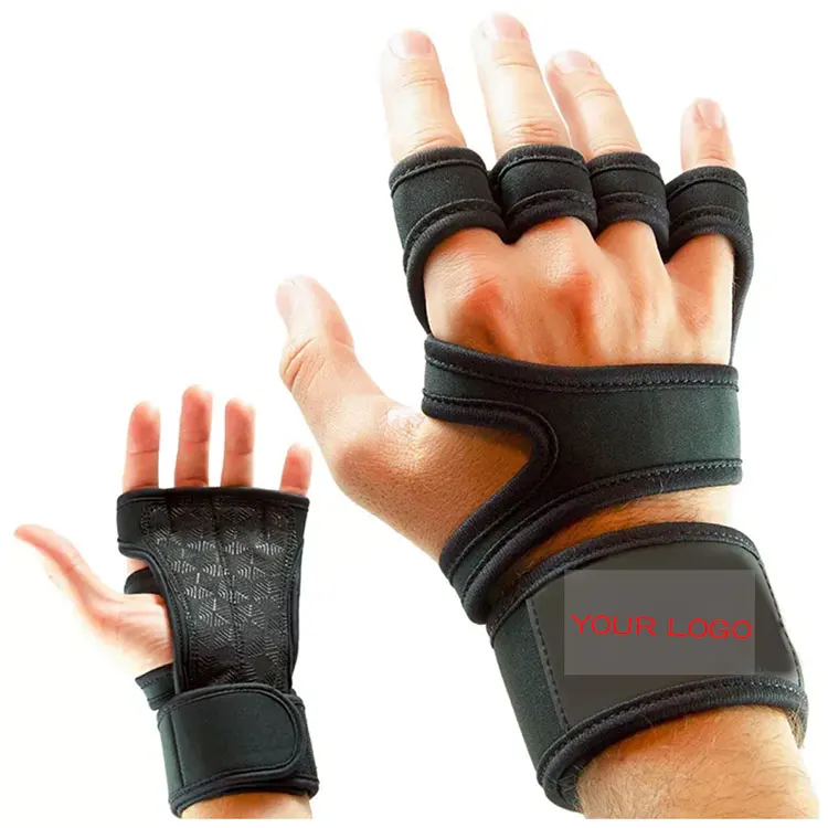 Wholesale Fitness Neoprene Weight Lifting Workout Gloves Customized Logo Gym Gloves