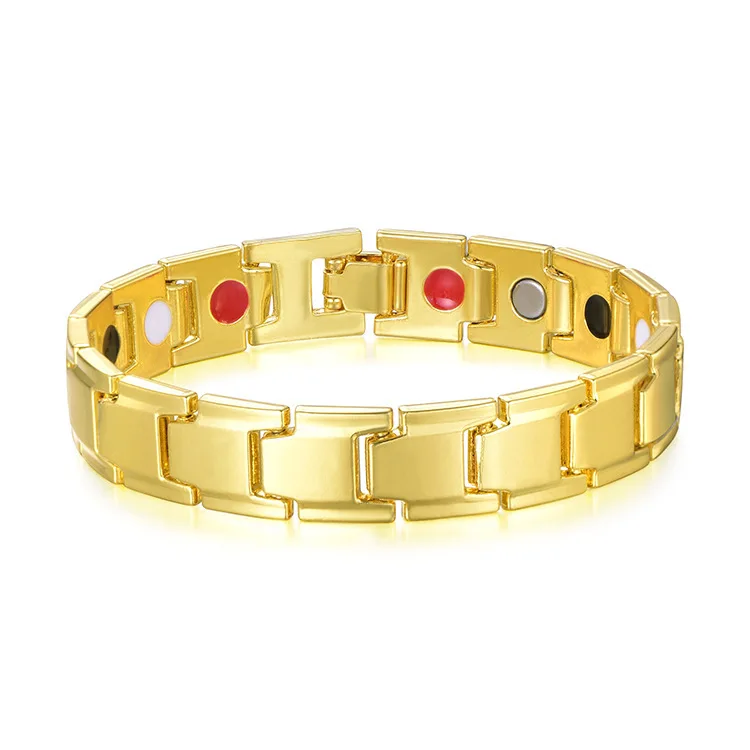 Wholesale fashion couple bracelet jewelry stainless steel magnetic bracelet men