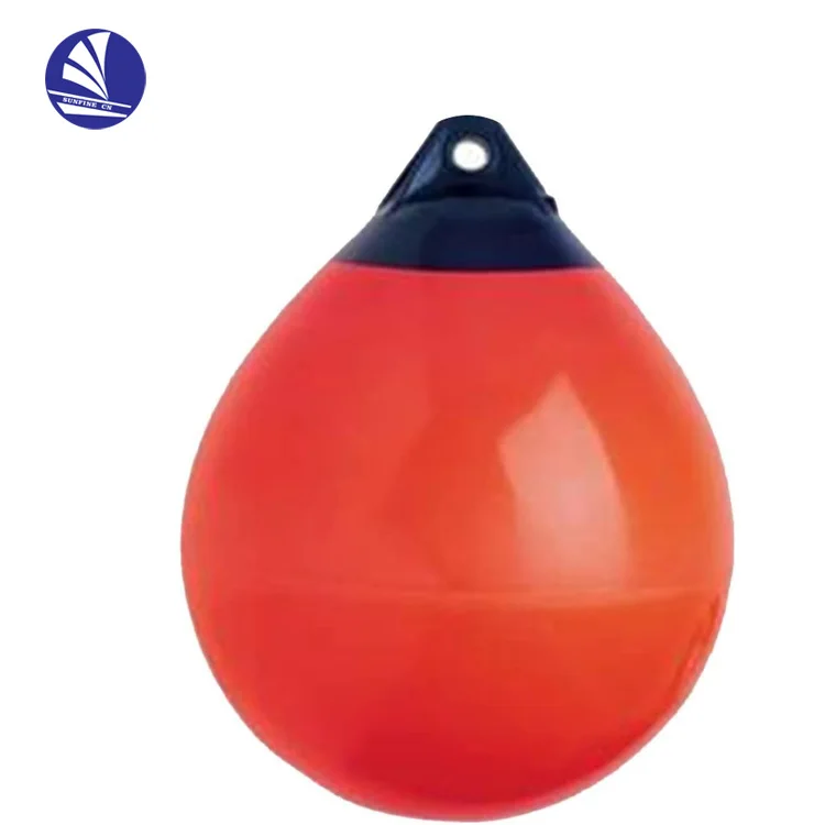 Marine Boat Buoy Inflatable Fender Ball Round Anchor Buoy, Dock Bumper Ball Inflatable Vinyl Shield Protection Mooring  Buoys