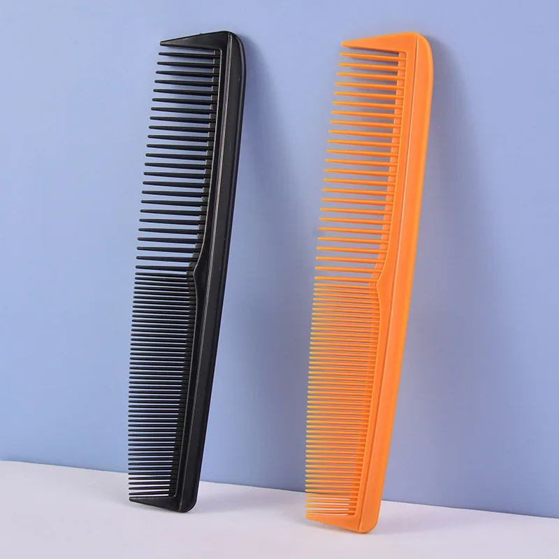 Factory Direct Sale Wide Tooth Barber Comb Salon Hairdressing Comb Antistatic Plastic Hair Cutting Comb