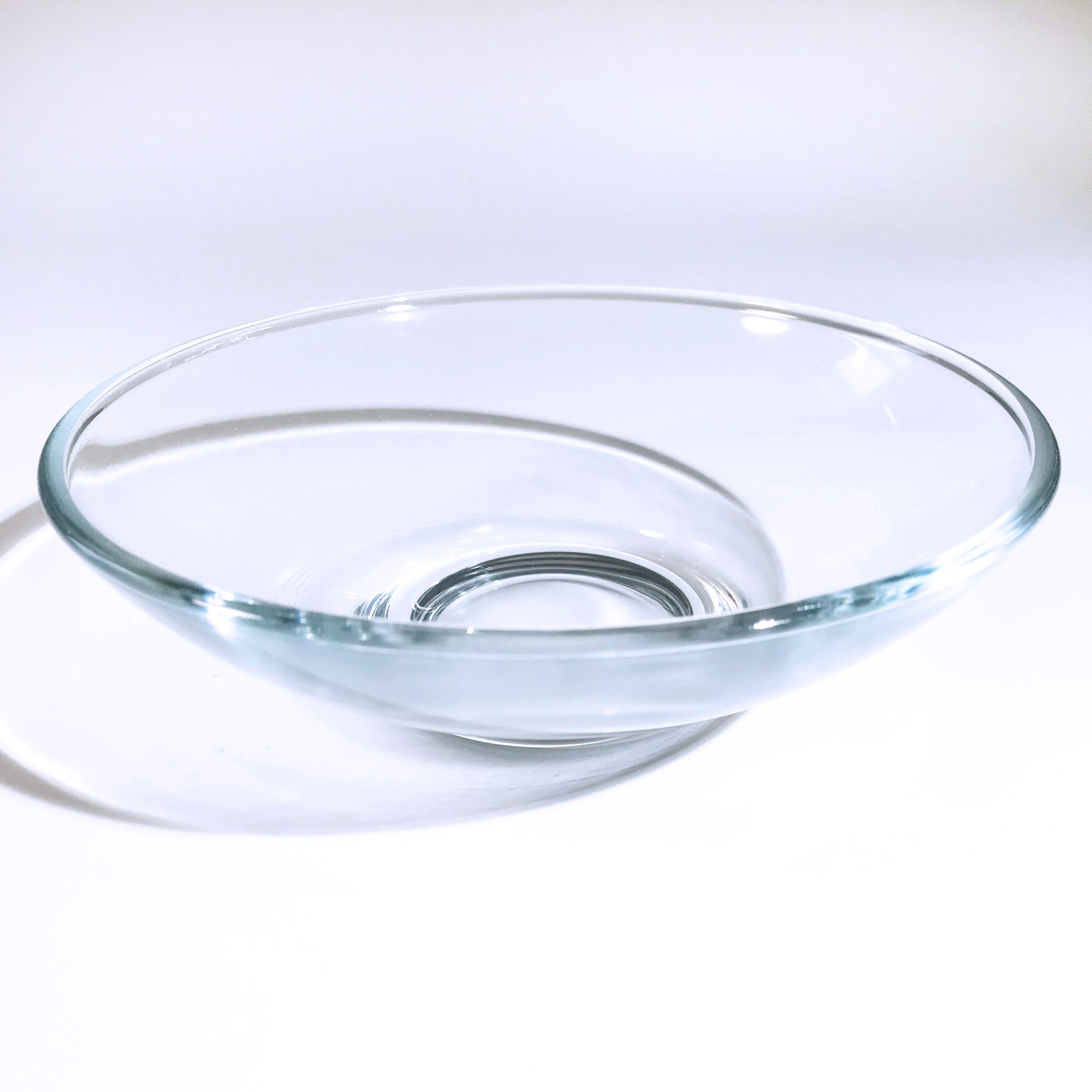 Прозрачная термостойкая чаша из боросиликатного закаленного стекла, 6 дюймов