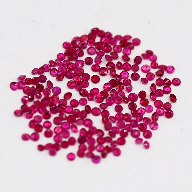 MEDBOO Fine Jewellery Manufacturer Wholesale Square Shape Cut Real Natural Red Ruby Gems Red Loose Gemstones For Jewelry Making