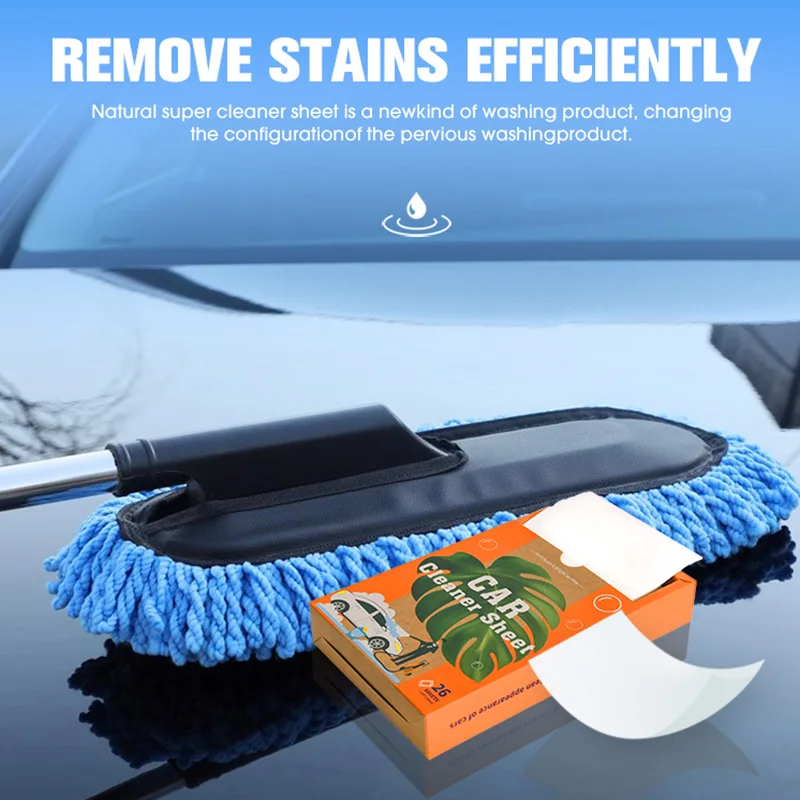 Powerful Spot Car Wax and Ceramic Coating Liquidless Detergent Car Wash Shampoo Car Washing Sheets