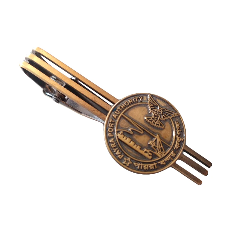 Supplier Custom Metal Silver Tie Clip Ties Necktie Wedding Business Clips