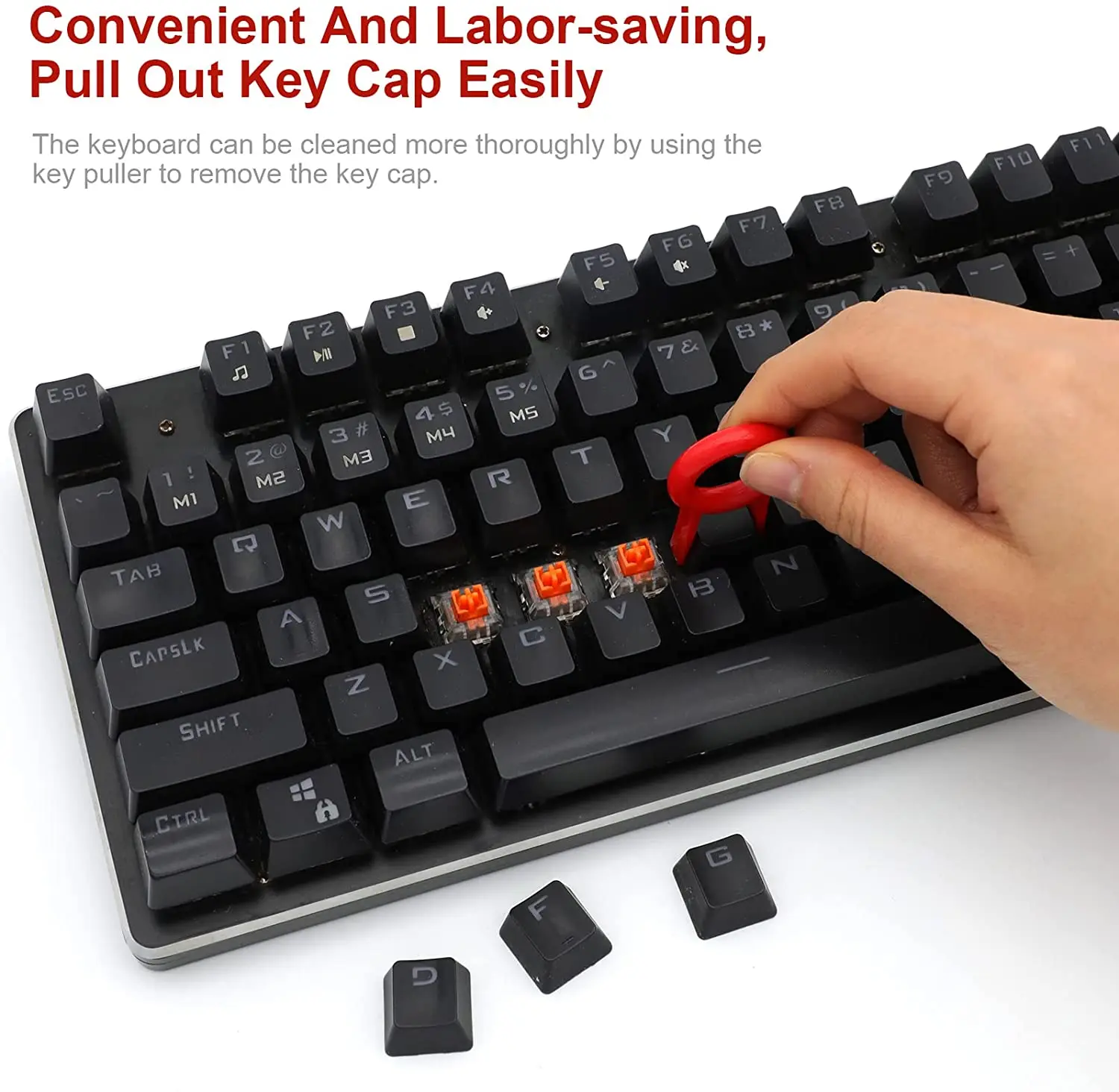 5 In 1 Multifunctional Keyboard Cleaning Soft Brush Kit Computer Phones Earbud Cleaning Tools Keycap Cleaner Kit