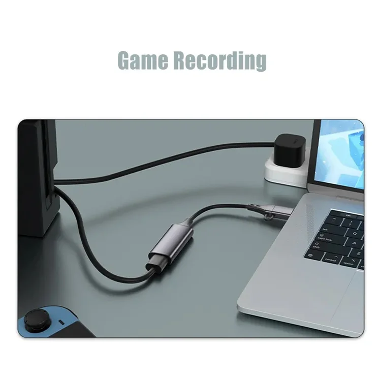 1080P Video Capture Card for Computer PC PS4 Gaming Live Streaming Meeting HD Port To USB A/Type-C 2in1 Broadcasting Recorder