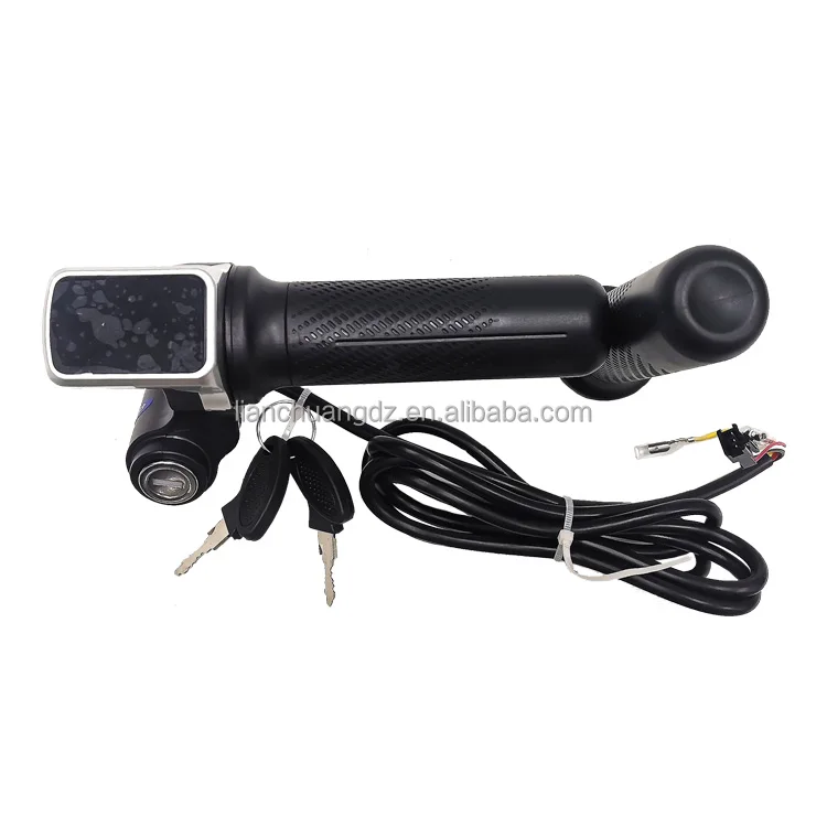 24V-60V motorcycle steering electric accessories handle bar and battery indicating LED electric bicycle throttle