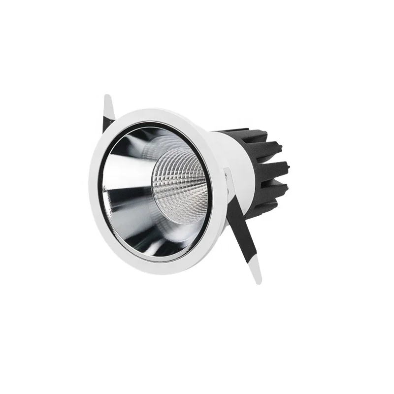 70mm cut hole 8W 10W 12W 2700K DALI dimmable Anti glare  COB LED down light for hotel