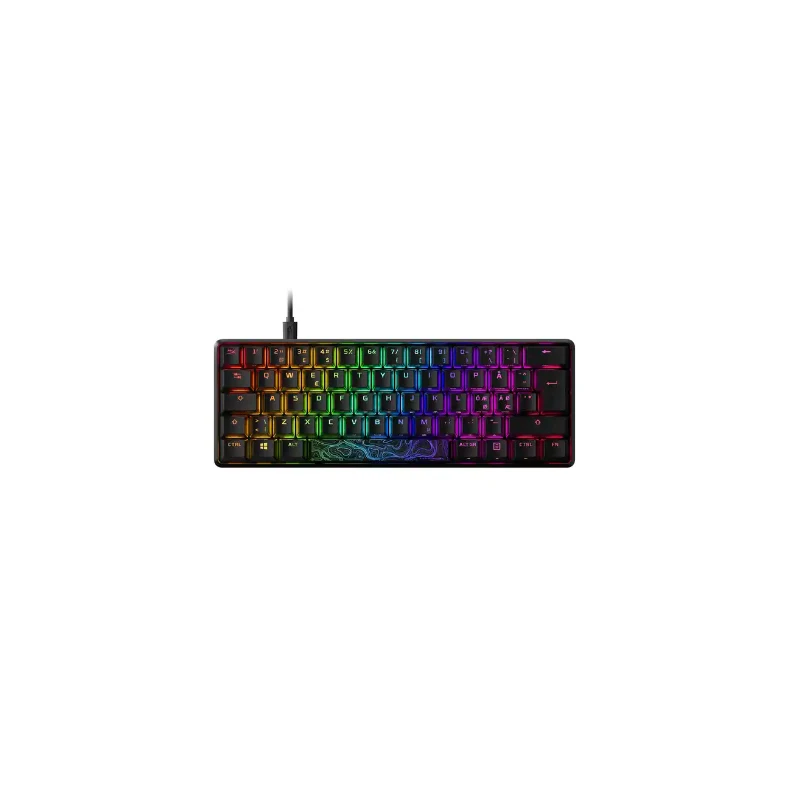 HyperX Alloy Origins 60 RGB Mechanical Gaming Keyboard Ultra Compact 60% Form Factor Gaming Keyboard