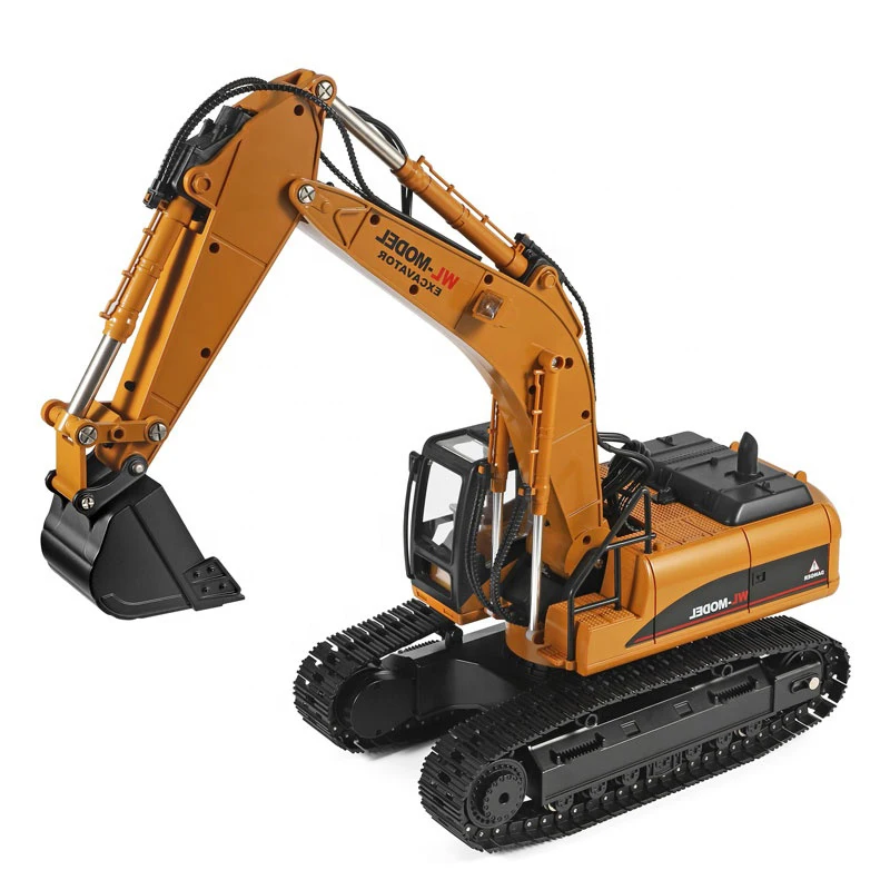 Wltoys 16800 1/16 2.4g Electric Simulation Alloy Excavator Light Sound Remote Control Construction Car Model Toy Rc Excavators