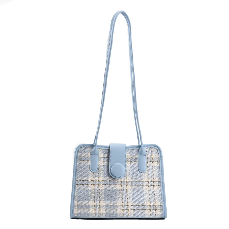 Роскошная Элегантная Модная Наплечная кросс-боди сумка с перекрестными линиями тканевая сумка с принтом и ремнем из искусственной кожи для женщин