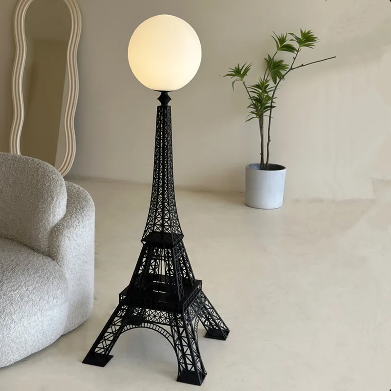 Artistic atmosphere light Eiffel Tower modern floor light simple personality living room sofa next to bedroom vertical light