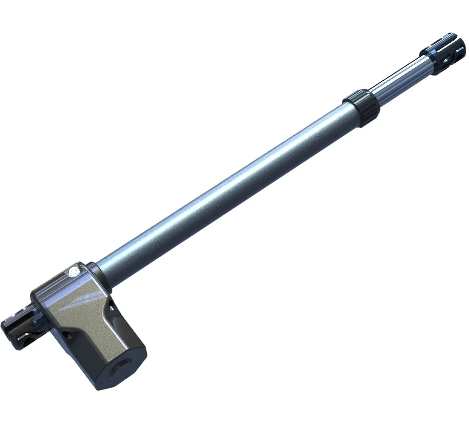 Modern Stainless Steel Electric Swing Gate Opener Heavy Duty 24V/220V AC/DC Motor Apartment Home Villa System