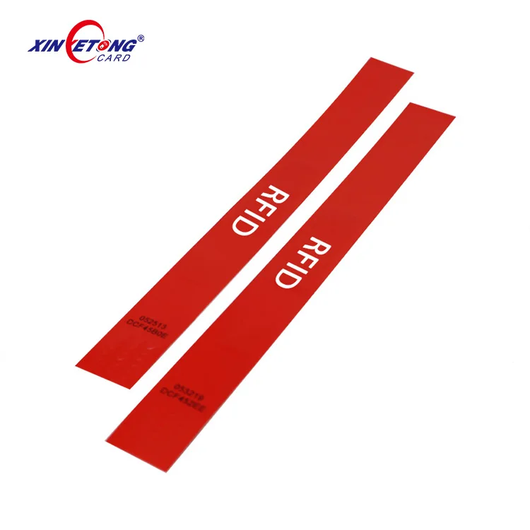 Customized Waterproof Paper  RFID Wristband 13.56MHz RFID Wrist Band Bracelet for Identification