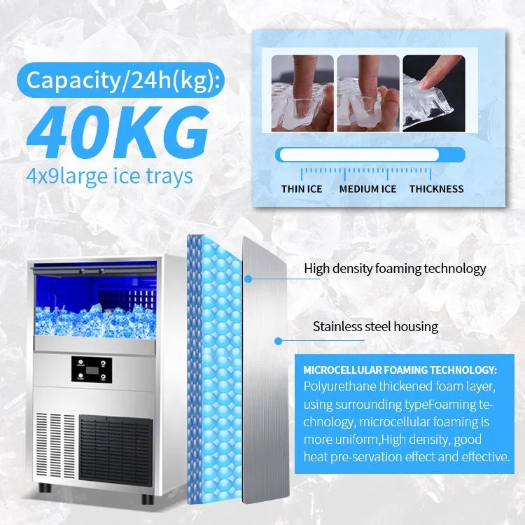 Mvckyi GQ-40 Commercial machinery small business ideas ice tea maker small manufacturing machines automatic ice ball makers