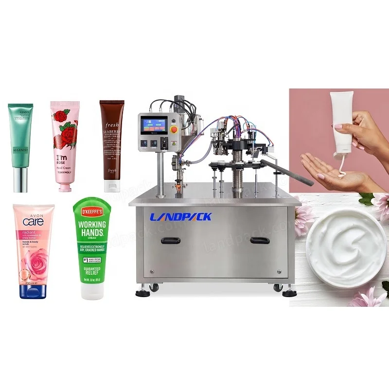 Semi Automat Adhesive Cosmetics Cream Pe Plastic Soft Tube Sealer Sealing Machine