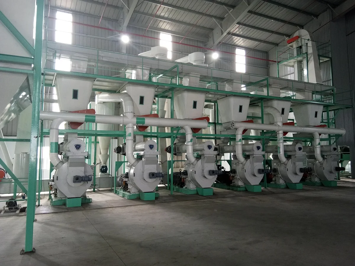 6mm/8mm 1t 2t 3t 4t 5t 6t 8t 10t/h Full automatic Industrial factory price CE Certificated complete wood pellets lines price