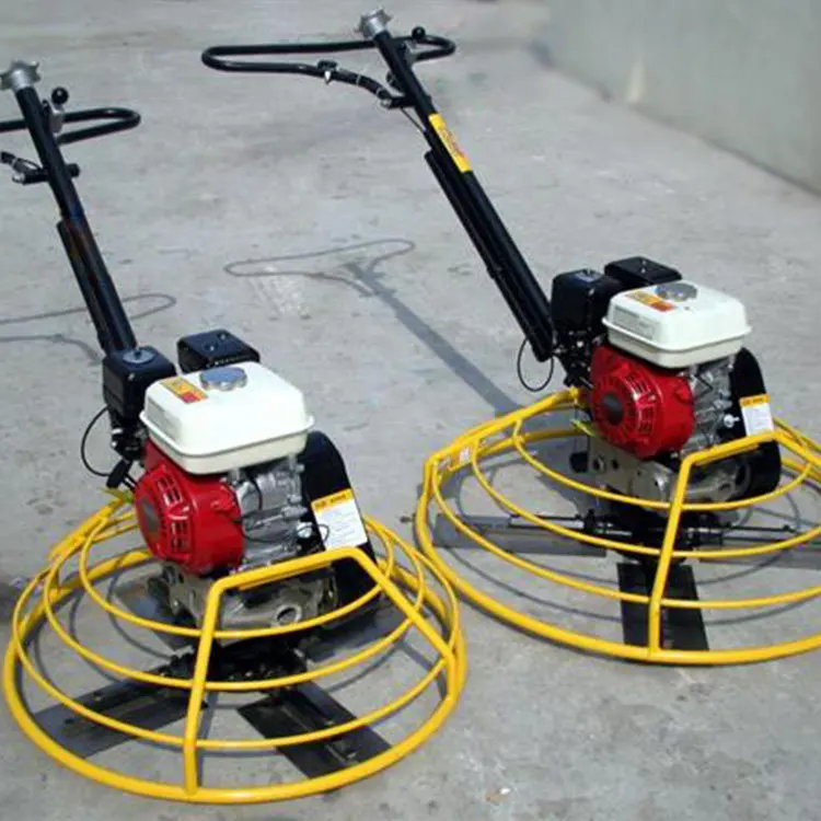 4 Blades Concrete Small Power Trowel Machine Concrete Helicopter Gasoline Engine Concrete Trowel