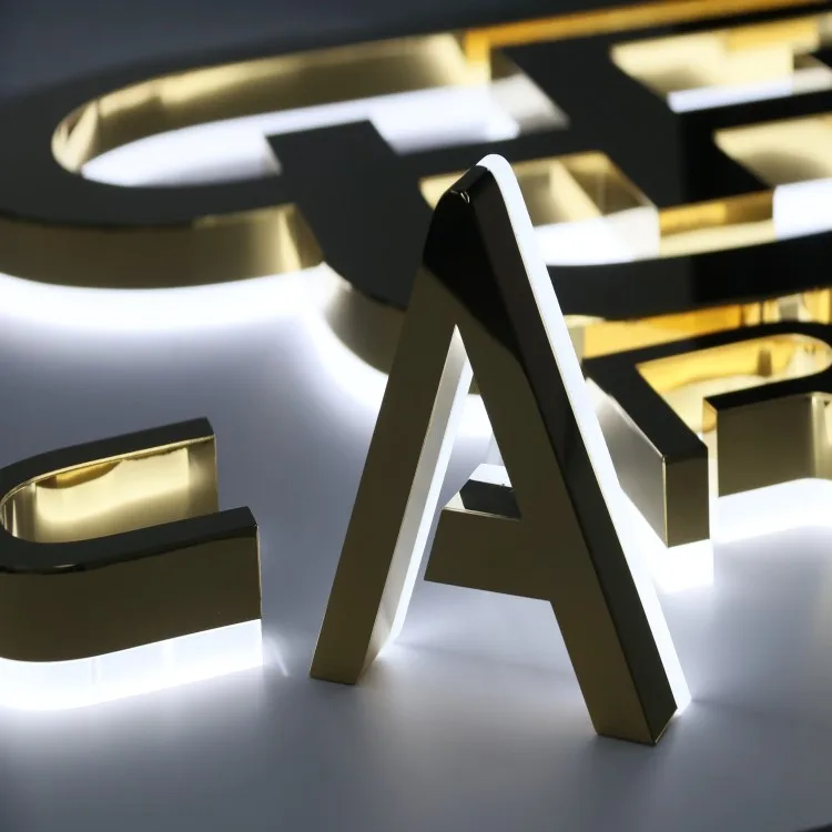 business sign board led back light logo office commercial business reception led signs 3d signage backlit custom sign