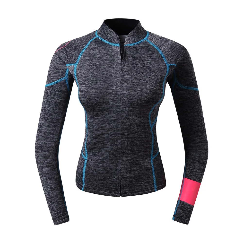 Wetsuit Jacket Women 3mm Premium Neoprene Wetsuit Top thin wetsuits