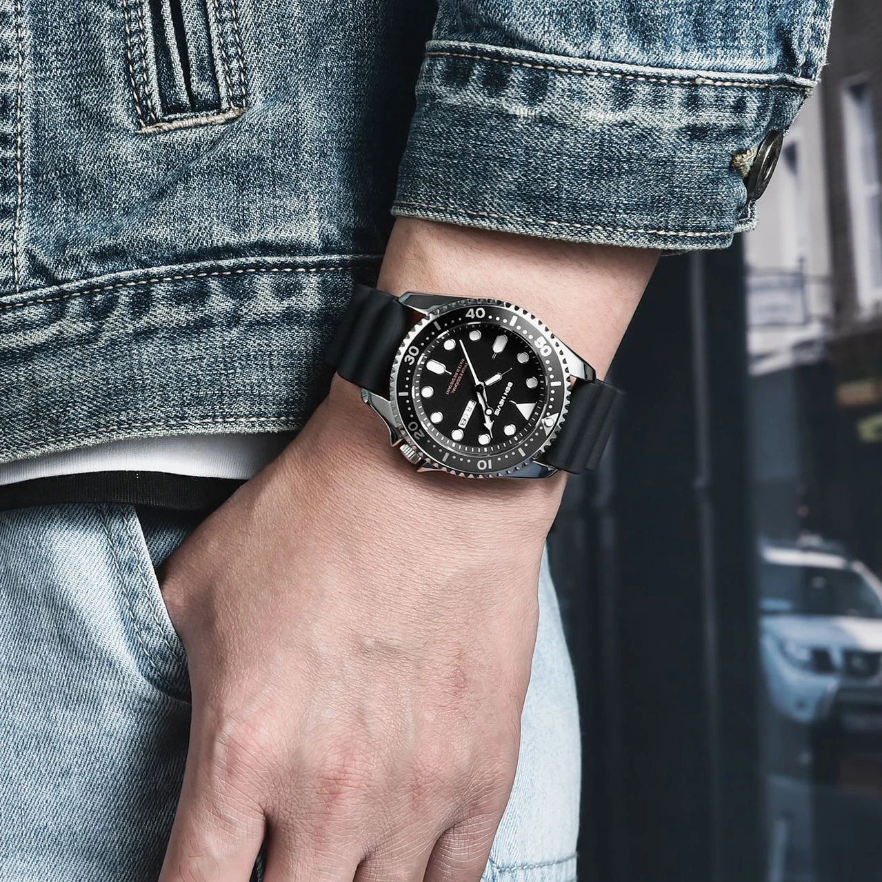 2023 New Arrival Silicone Quartz Analo Wristwatch 3ATM Waterproof Male Hand Clock Relogio Masculino Sports Men Watches