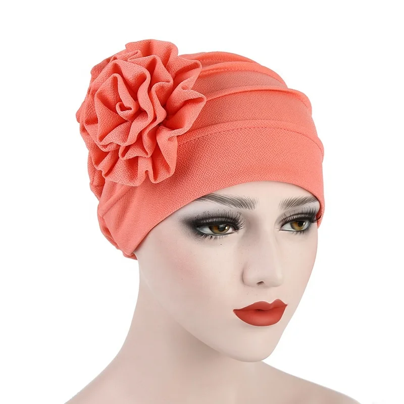 New Chemo Cap Hair Loss Islamic Headwrap Head Cover Wrap Caps Headwear Dubai Arab Bonnet Women Muslim Turban Hat