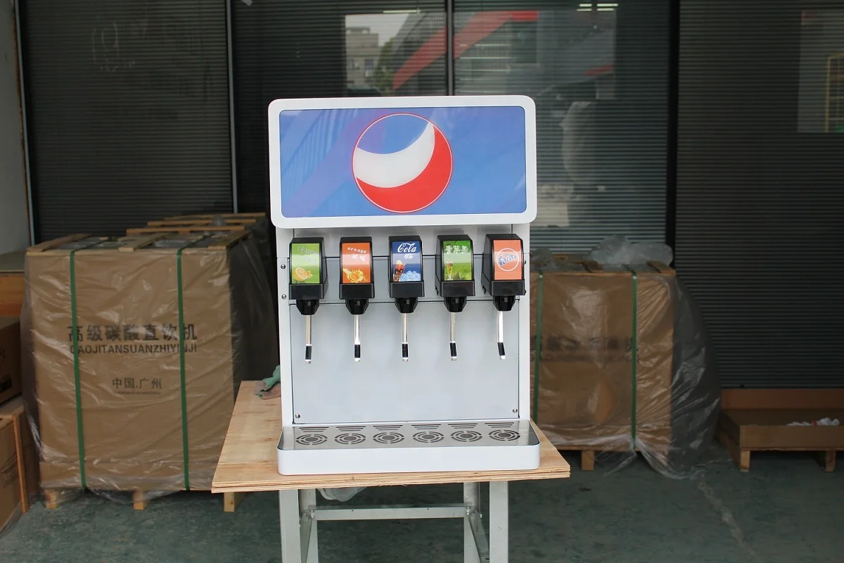 High Quality Soda Beverage Dispenser / Glass Beverage Dispenser / Pepsi Soda Fountain Dispenser Machine For Sale