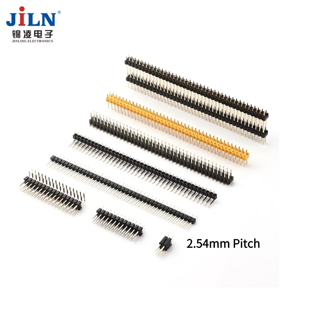 JiLN 2.0mm pin header 6 pin connector with smt cover right angle