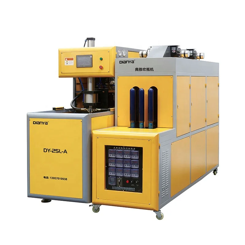 One year warranty semi auto plastic drum  blow molding machine 1cavity  injection stretch blow molding machine