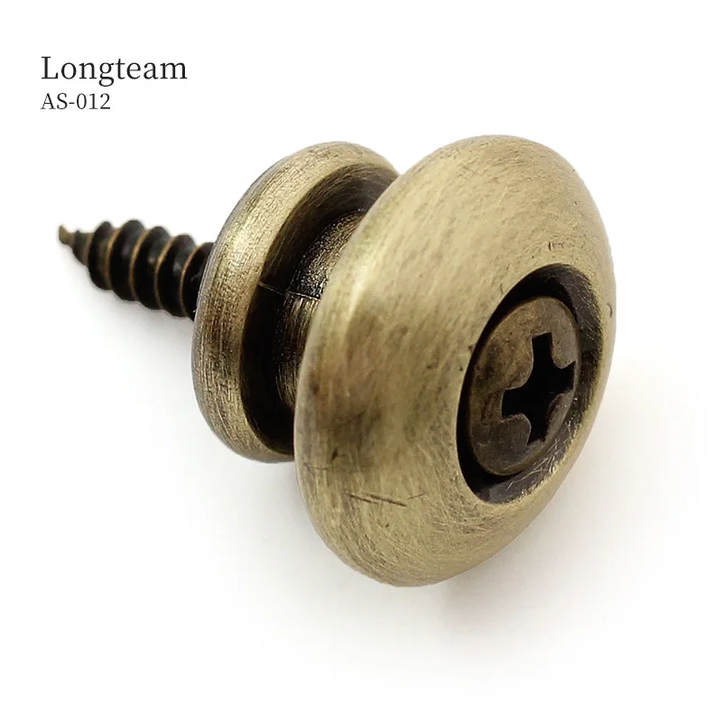 Brass Guitar Strap End Pin Guitar And Bass Accessories Ukulele Strap Button Copper And Goden Color